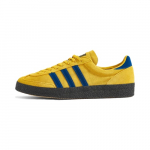 Adidas Elland SPZL 6 US 5.5 UK Spice Yellow Ash Blue SS20 Spezial Leeds United Adidas Originals Spezial Elland Spzl Yellow Blue Black UK 5  main image 2