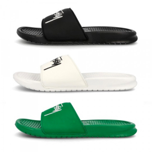 【Nike x Stussy】Benassi Slide◆DC5239-300◆ NIKE X STUSSY BENASSI SLIDES SANDALS PINE GREEN & SAIL