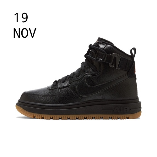 nike sf air force 1 mid black gum