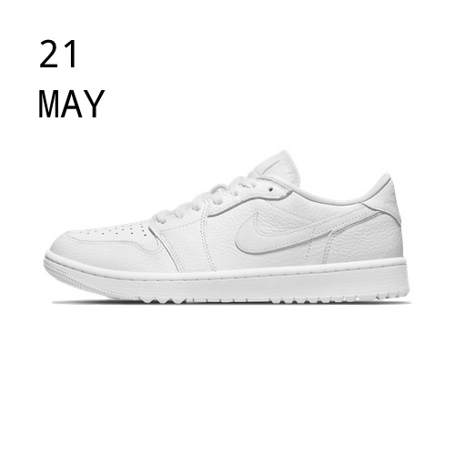 Nike Air Jordan 1 Low Golf Triple White - AVAILABLE NOW - The Drop