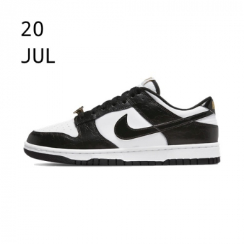 black and white dunks champs