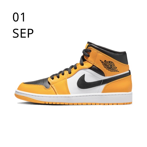 Nike Air Jordan 1 Mid Taxi - Available Now - The Drop Date