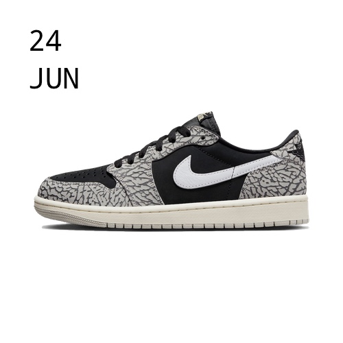 Nike Air Jordan 1 Low OG Black Cement - AVAILABLE NOW - The Drop Date