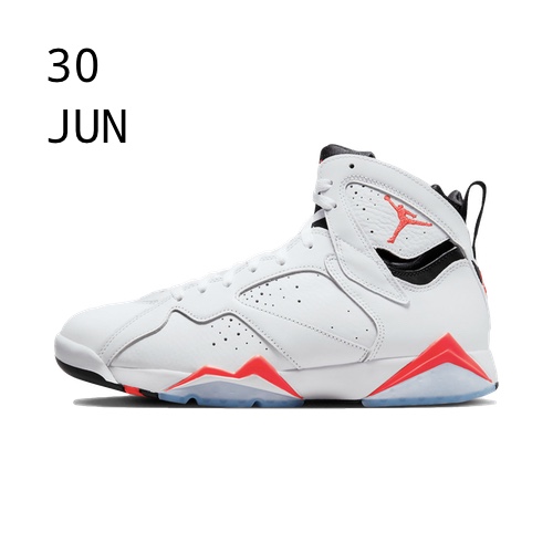 jordan 7 white red black