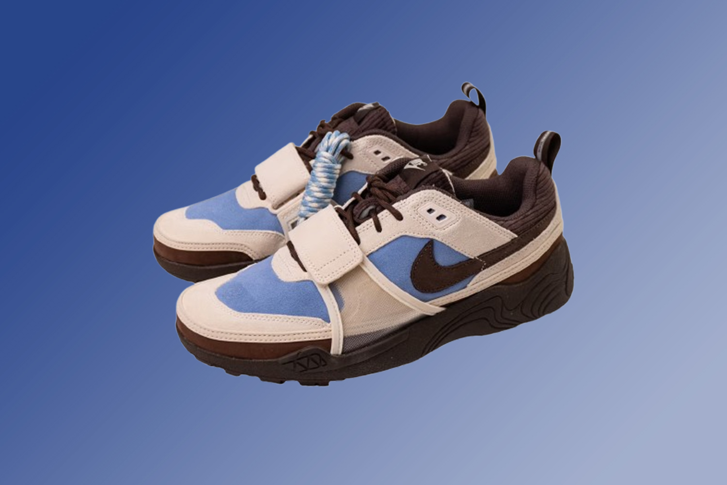 Travis Scott x Nike Zoom Field Jaxx Leche Blue トラヴィス A First Look at the Travis Scott x Nike Zoom Field Jaxx