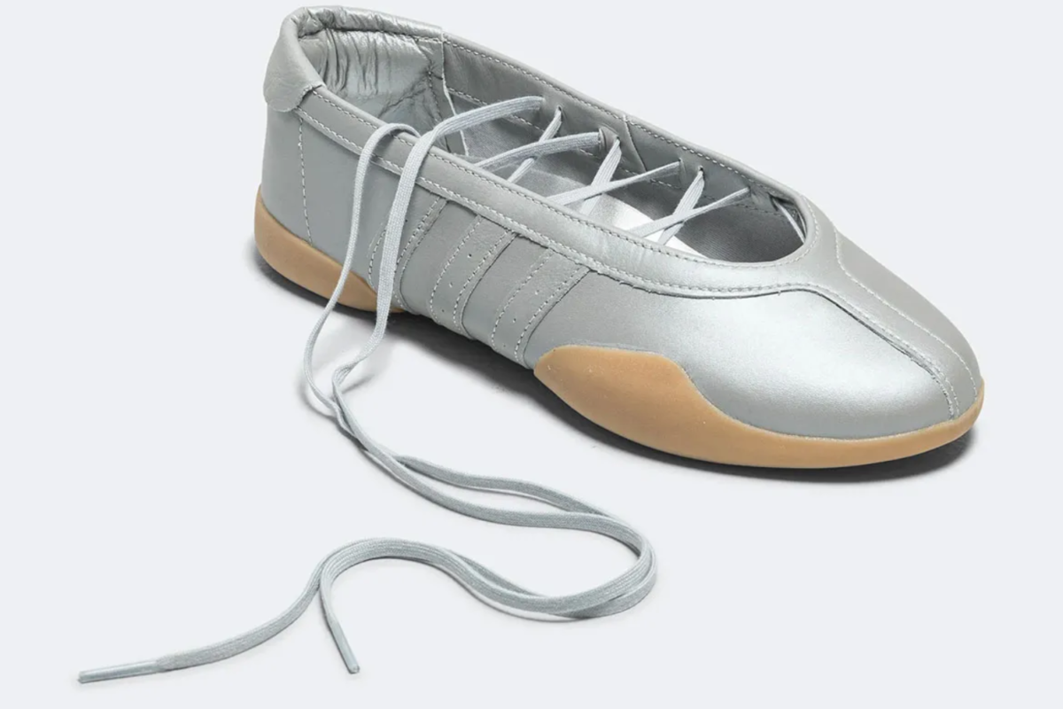 adidas gazelle silver green womens Yohji Yamamoto Adidas Beige Tied Up Ballet Flats (39,5 EU)  VOODOO  WAREHOUSE