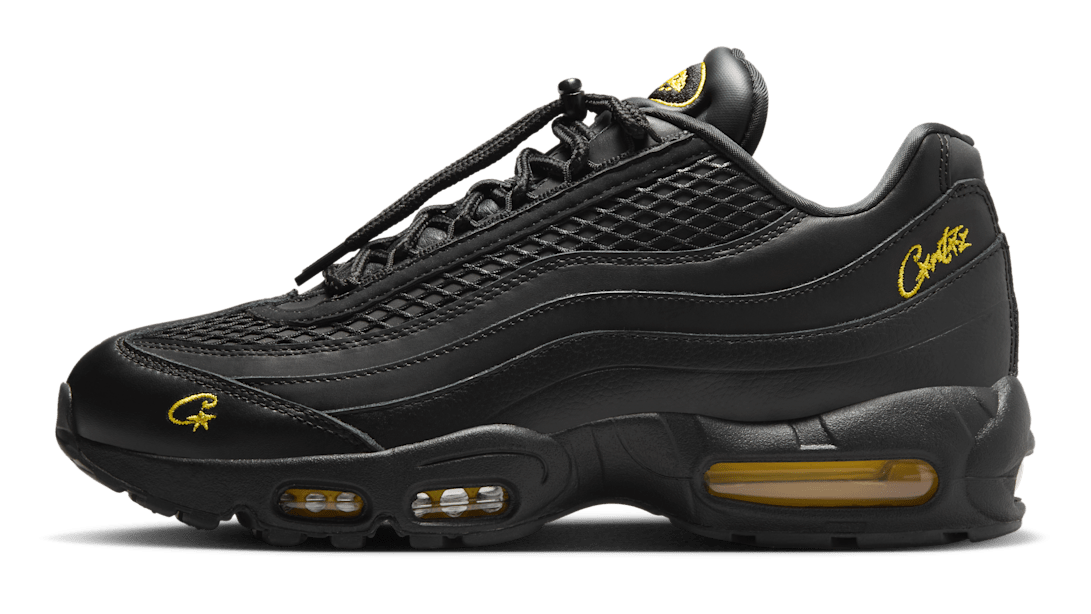 Sneaker Releases 28th April Corteiz x Nike Air Max 95 SP ‘Honey Black’ (FB2709-003)