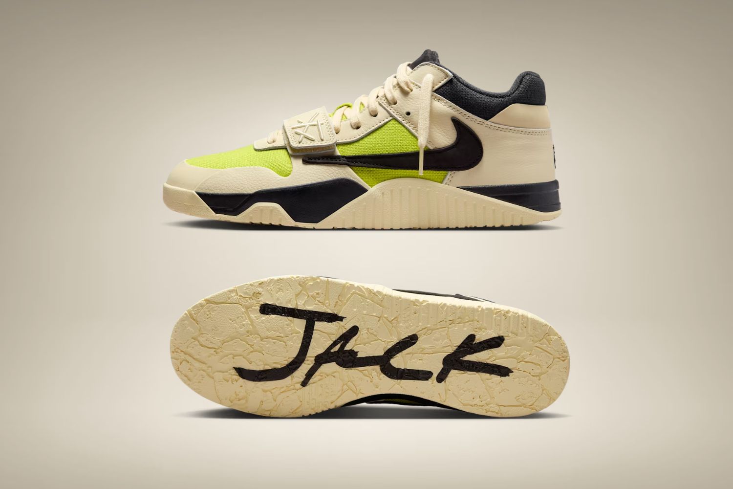 The Travis Scott x Air Jordan Jumpman Jack 'Bright Cactus