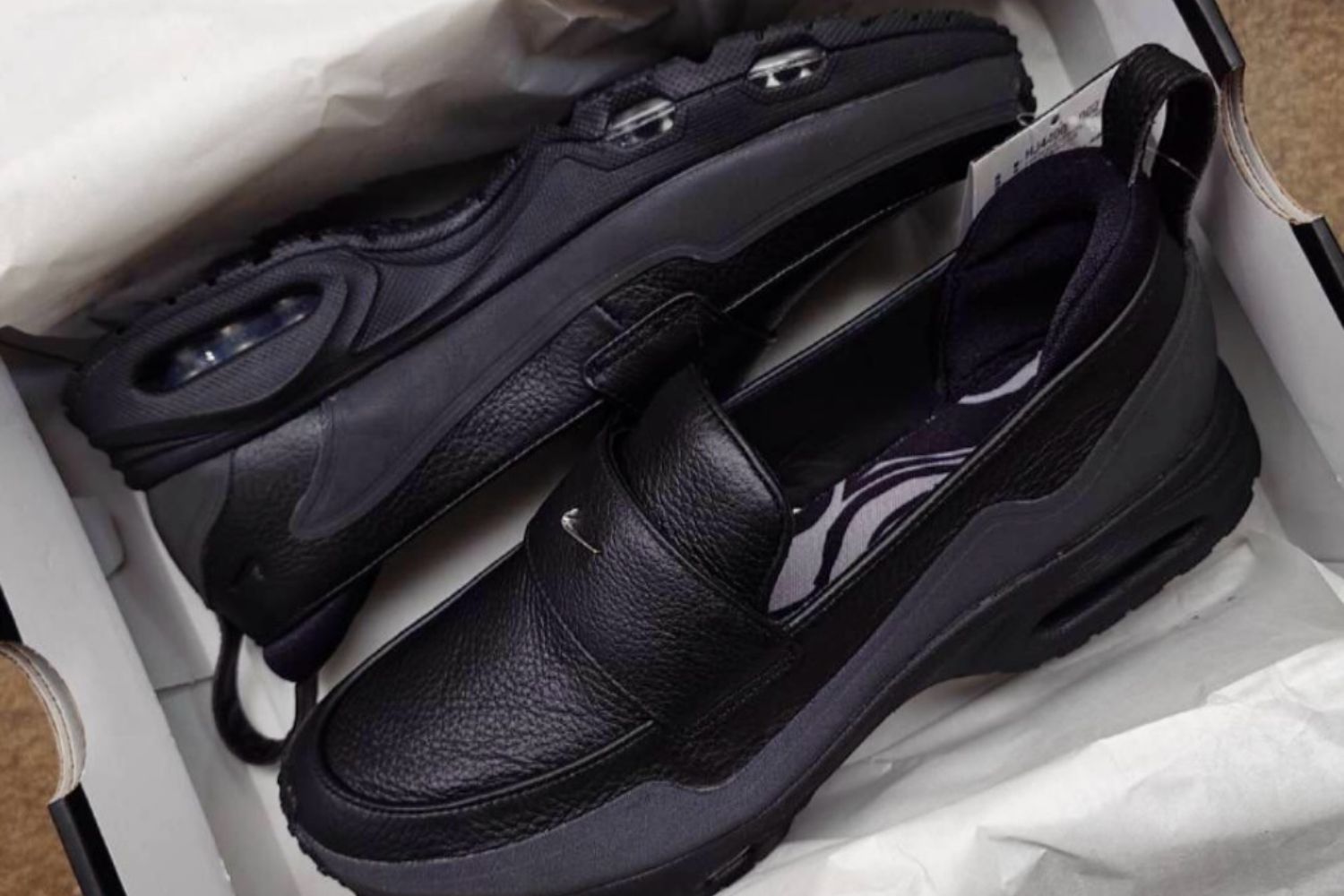 【NIKE】W AIR MAX PHENOMENA BLK/23.5 Nike Air Max Phenomena SWDC Loafer Black HJ4400-002