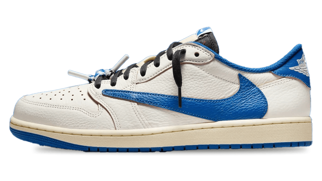 Travis Scott x fragment design x Air Jordan 1 Low OG 'Military Blue' (DM7866-104)