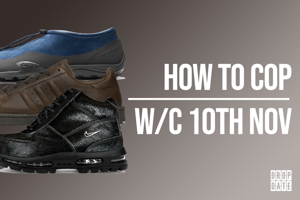 Sneaker Releases 10th November