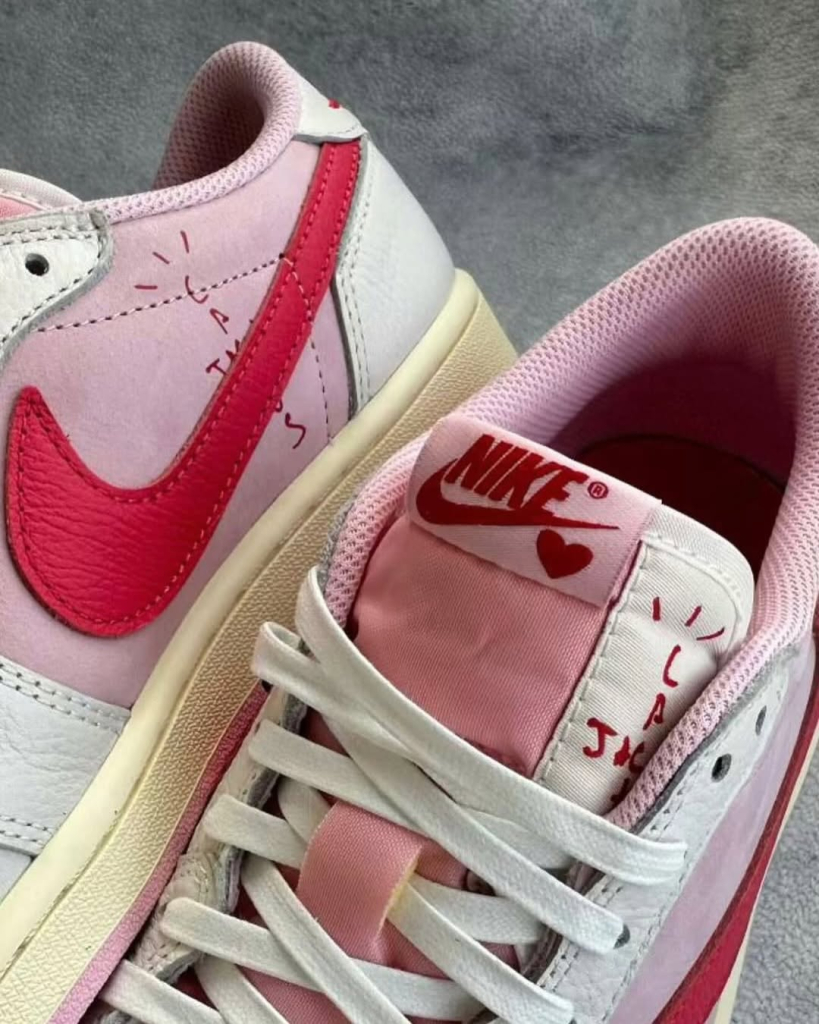 Travis Scott x Nike Air Jordan 1 Retro Low OG 'Shy Pink'